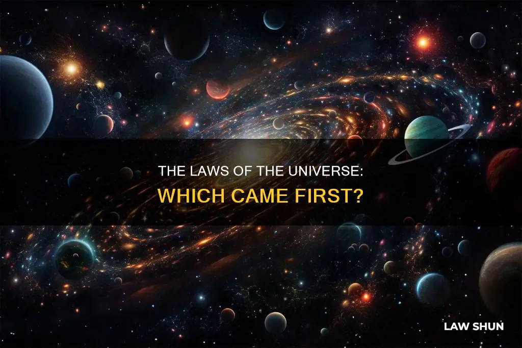 did the universe or universal laws come first