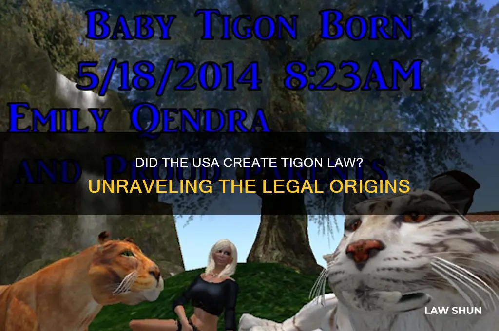 did the usa come up with tigon law