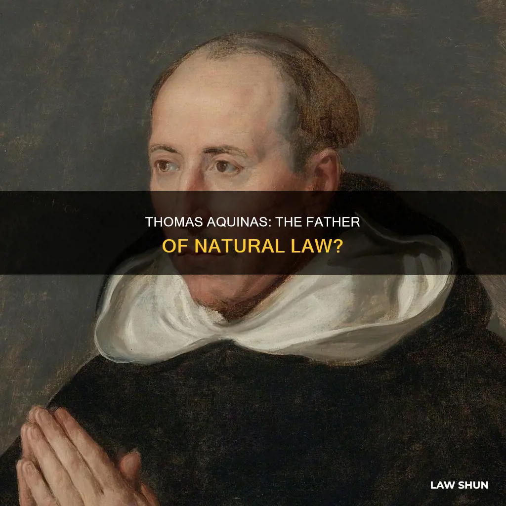 did thomas aquinas create natural law