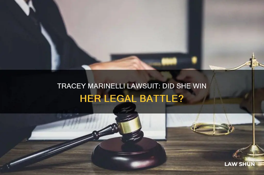did tracey marinelli win her law suit
