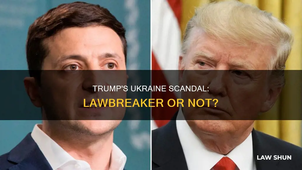 did trump actually break the law on ukraine