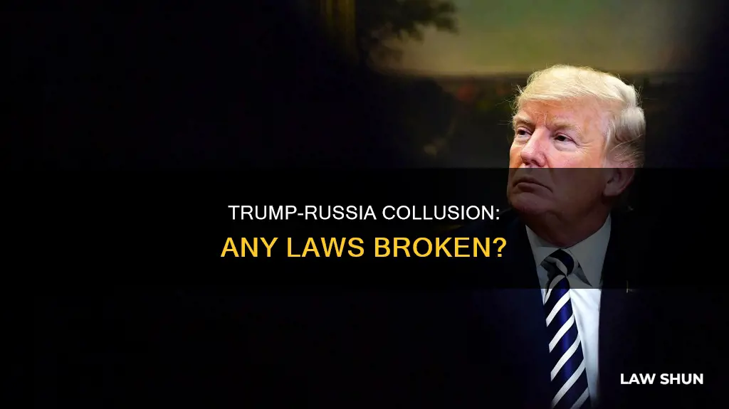 did trump break any law colluding with russia