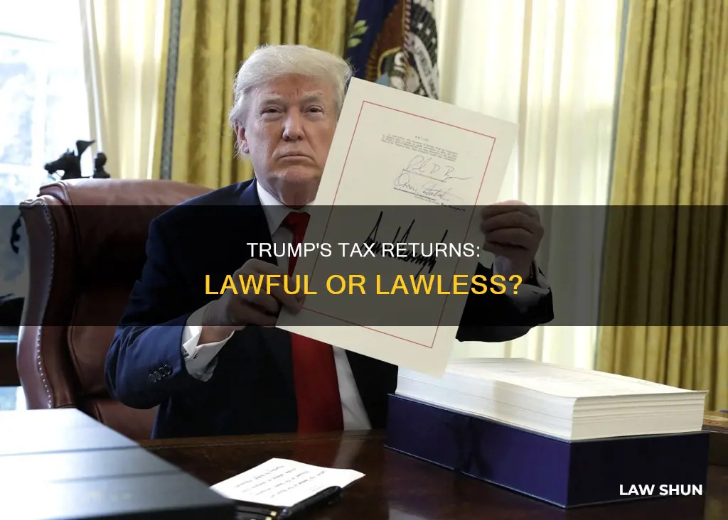 did trump break any tax laws