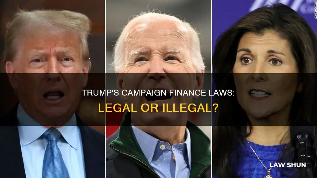 did trump break campaign finance laws