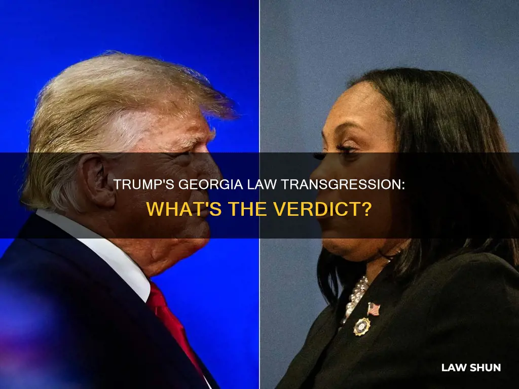 did trump break georgia law