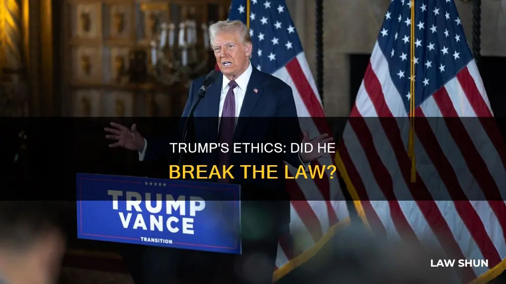 did trump just break the ehtics laws