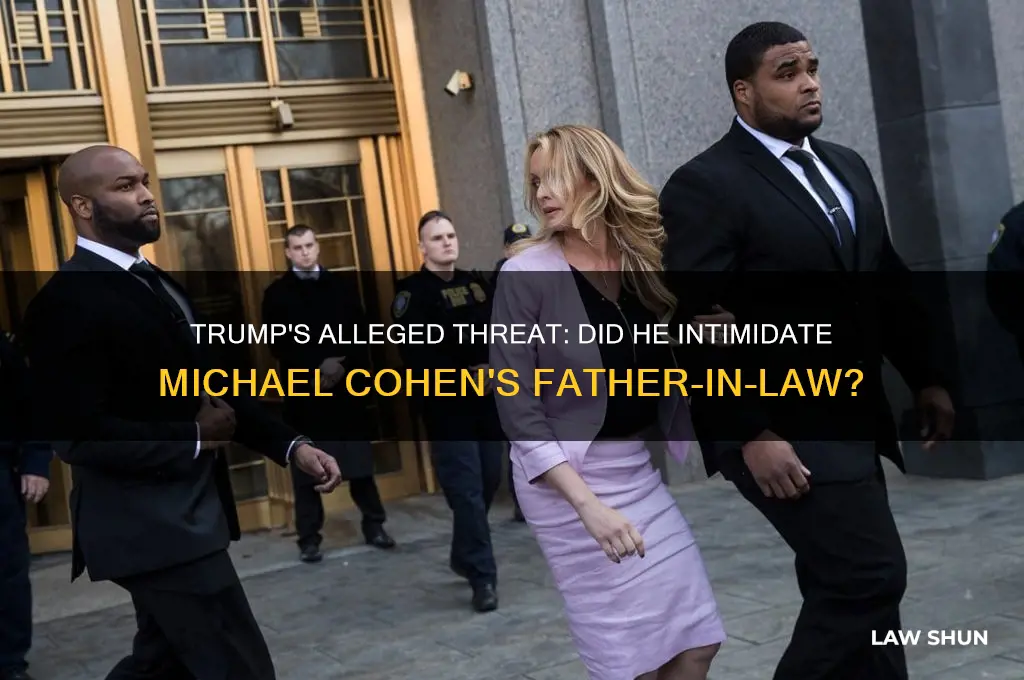 did trump threaten mik ohens father in law