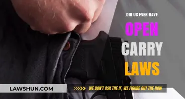 Exploring America's History: Did Open Carry Laws Ever Exist in the US?