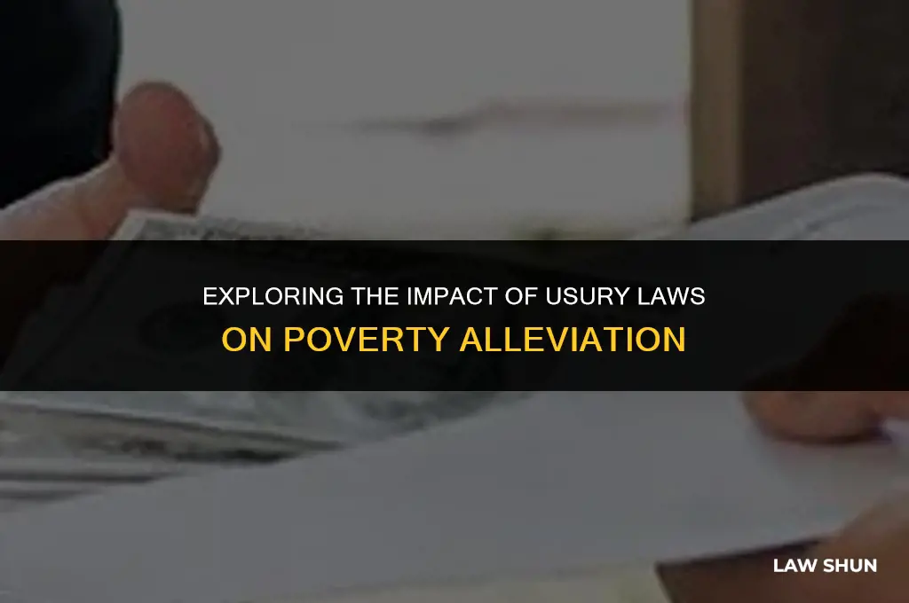 did usury laws help the poor