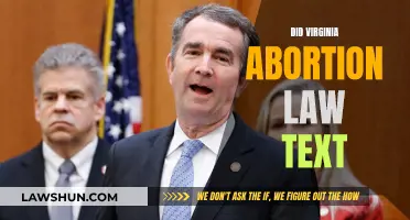 Virginia Abortion Law: Text, Impact, and Controversy