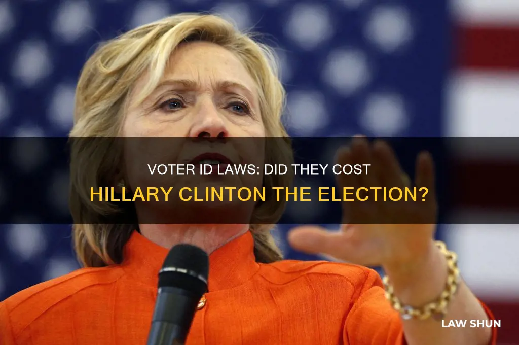 did voter id laws prevent hilary from winning