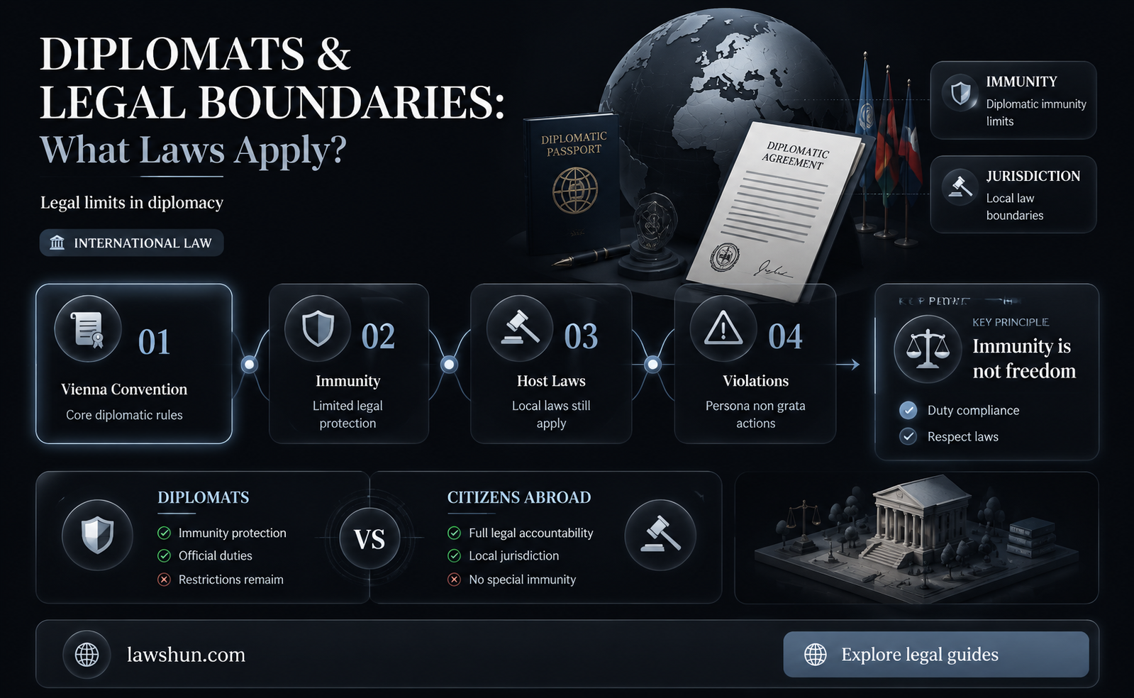 are there lawas that apply to diplomats