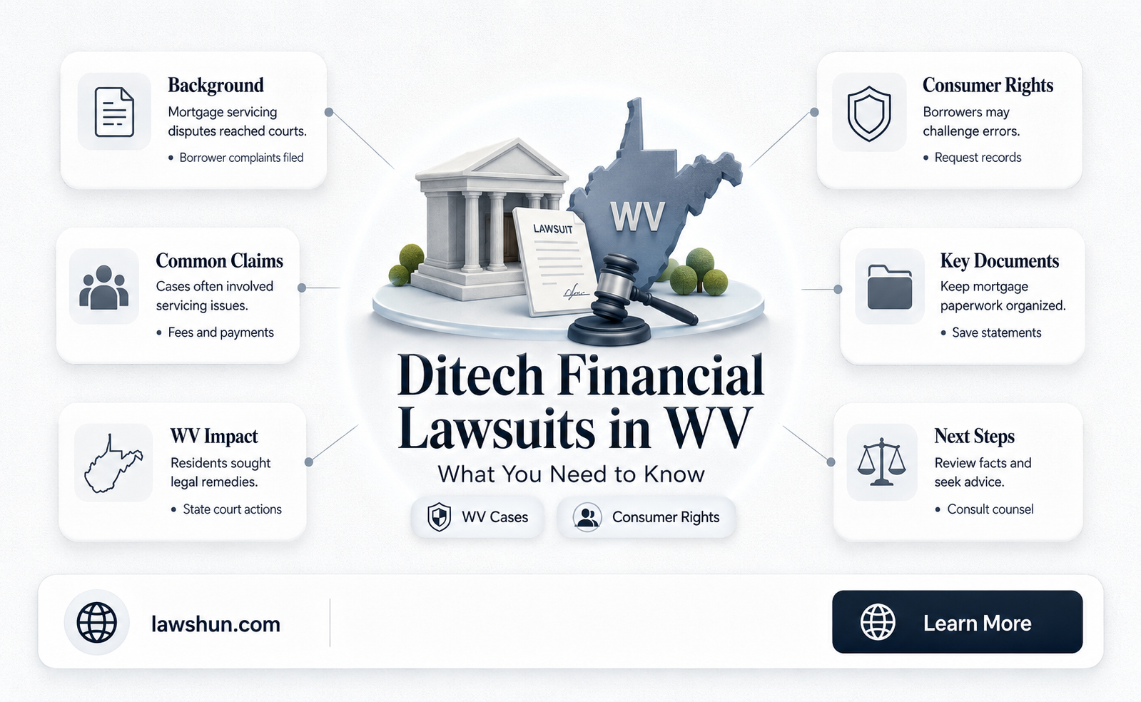are there any law suits agnist ditech finical in wv