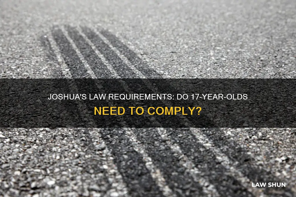 do 17 year olds have to do joshua