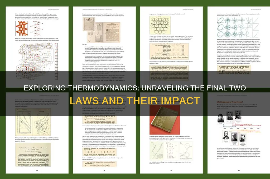 do a summary of the last two laws of thermodynamics