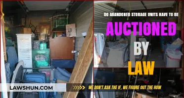 Are Abandoned Storage Units Legally Required to Be Auctioned Off?