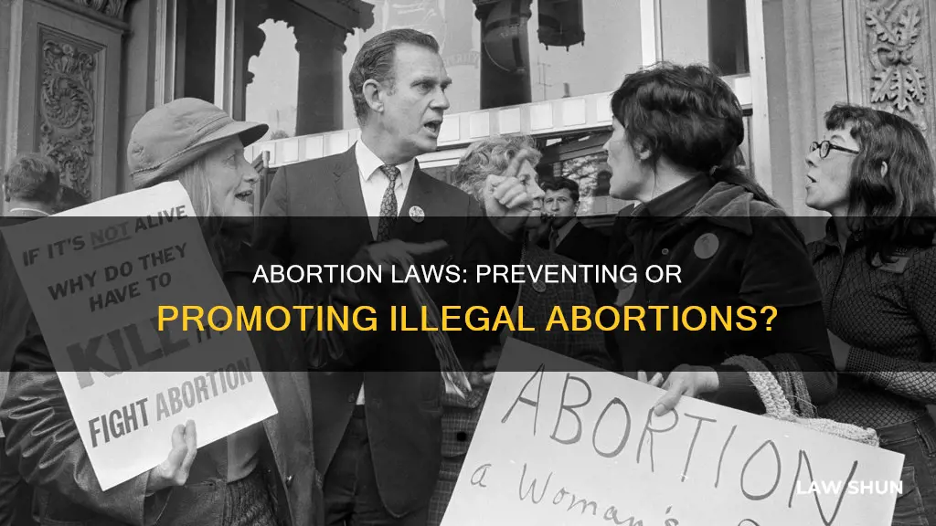 do abortion laws help with illegal abortions