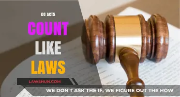 Do Acts Hold Legal Weight Like Laws? Exploring the Differences