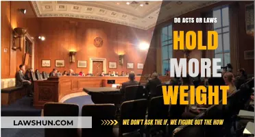 Acts vs. Laws: Which Carries Greater Authority in Society?