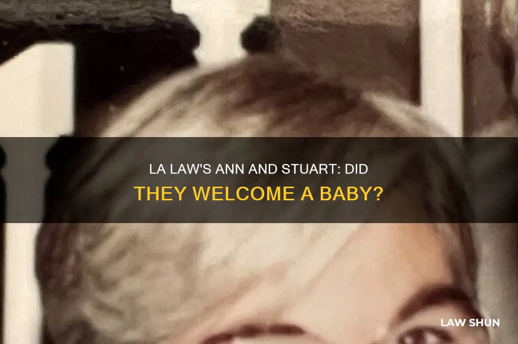 do ann and stuart have a baby on la law