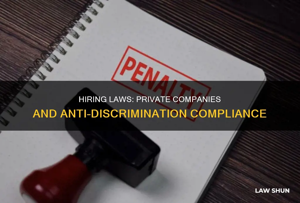 do anti discrimination hiring laws apply to private companies