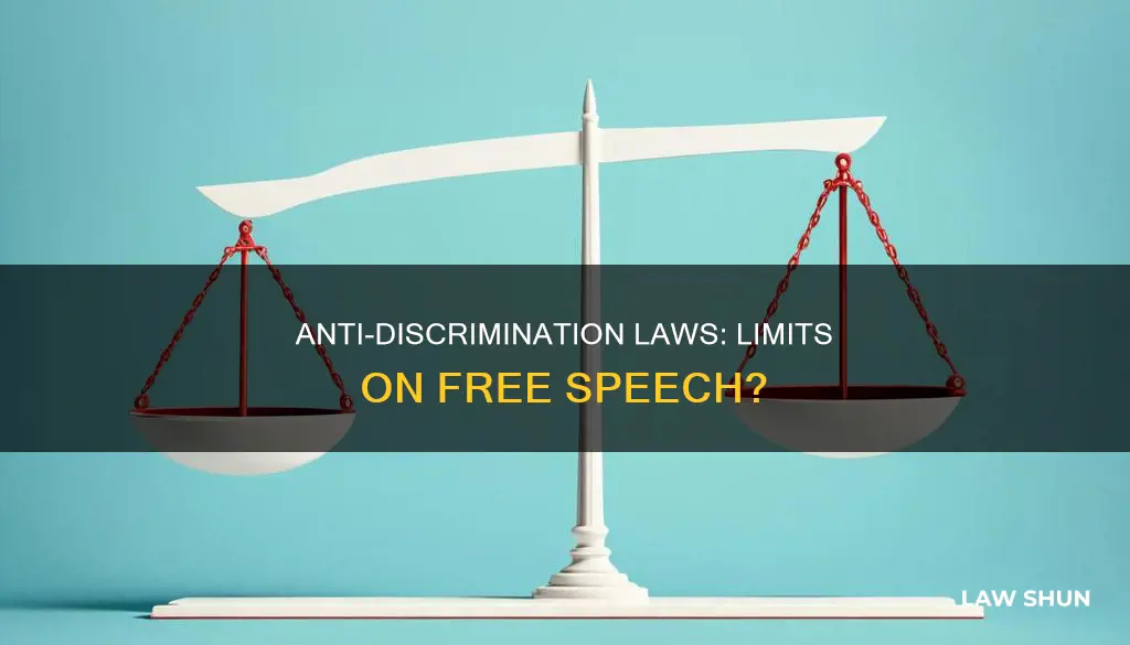 do anti discrimination laws apply to free speech