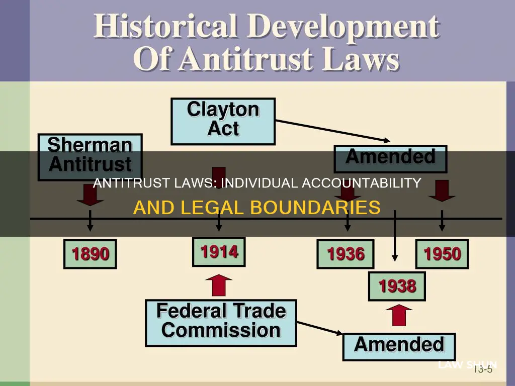 do antitrust laws apply to individuals