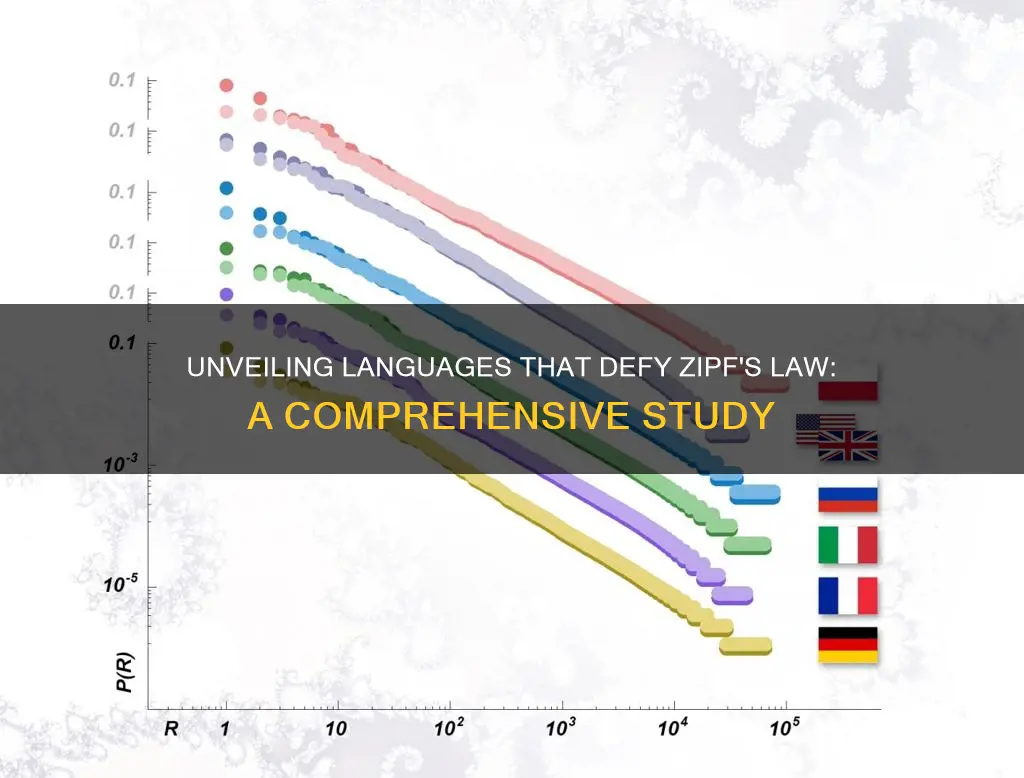 do any languages break zipf