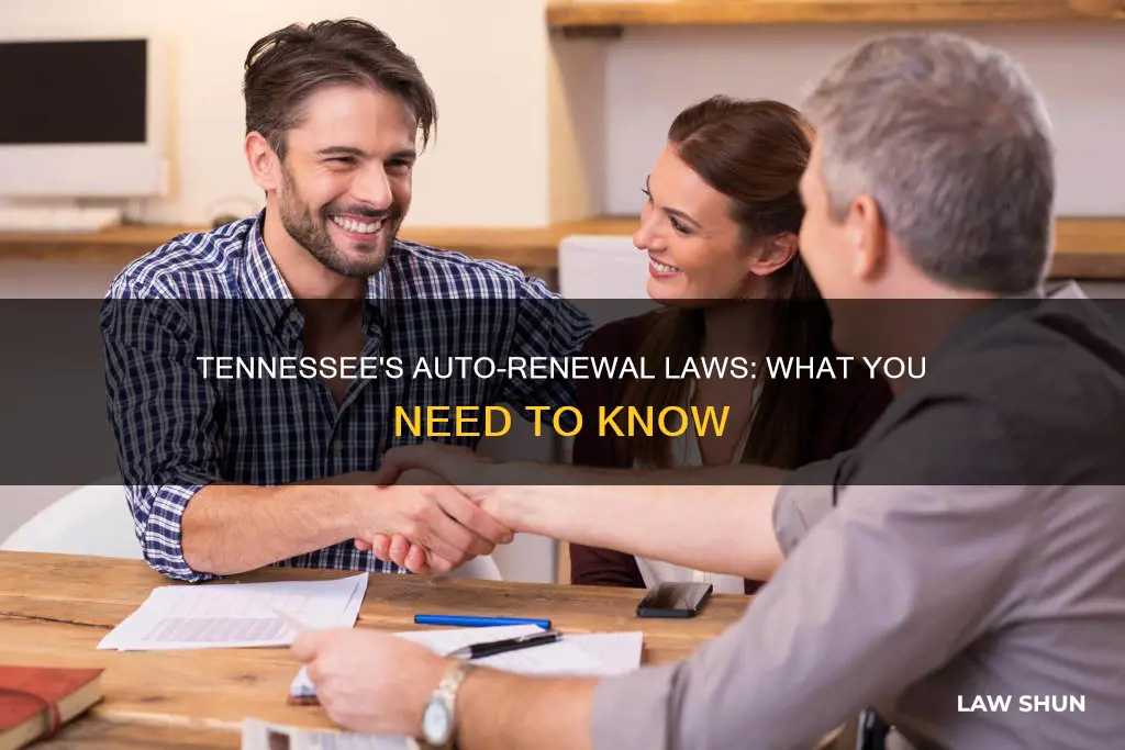 do automatic renewals contract law in tennessee