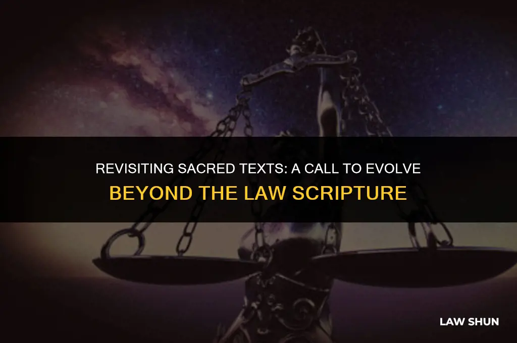 do away with the law scripture