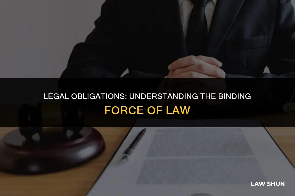 do be bound to the law