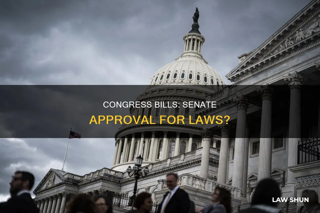 do bills in congress need senate approval to become law