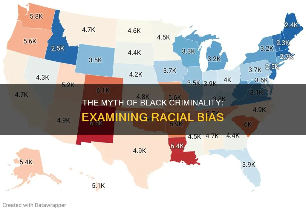 do black people break the law more