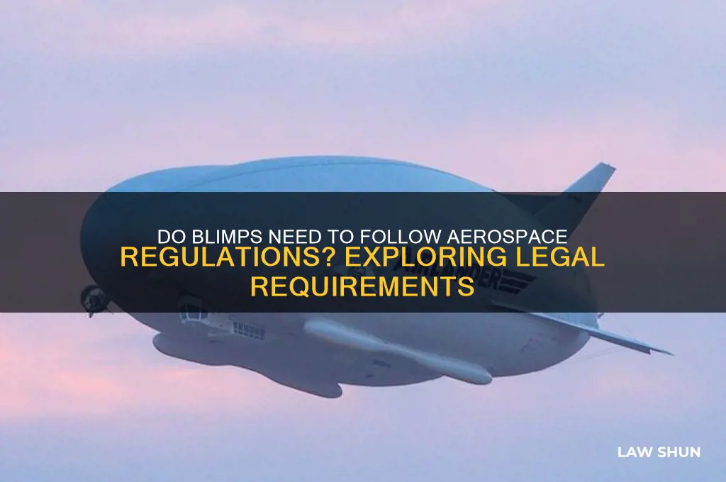 do blimps need to abide by aerospace laws
