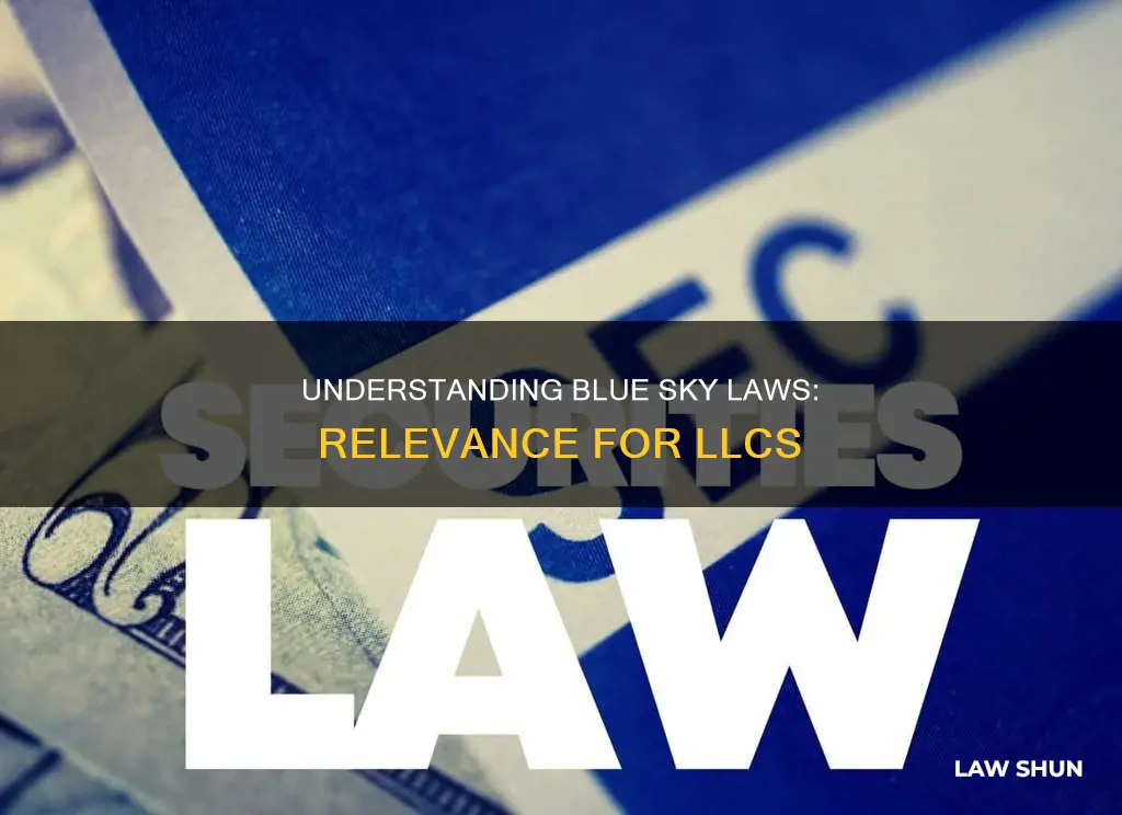 do blue sky laws apply to llcs