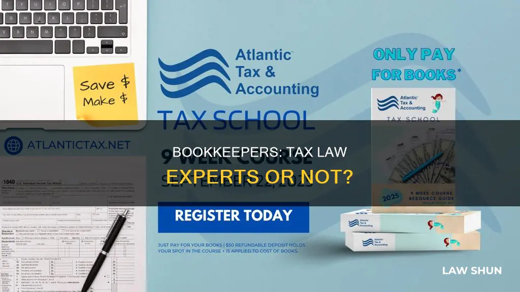 do bookkeepers need to know tax law