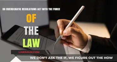 Do Bureaucratic Regulations Carry the Force of Law?