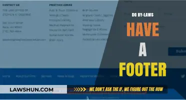 Understanding By-Laws: The Importance of a Well-Structured Footer