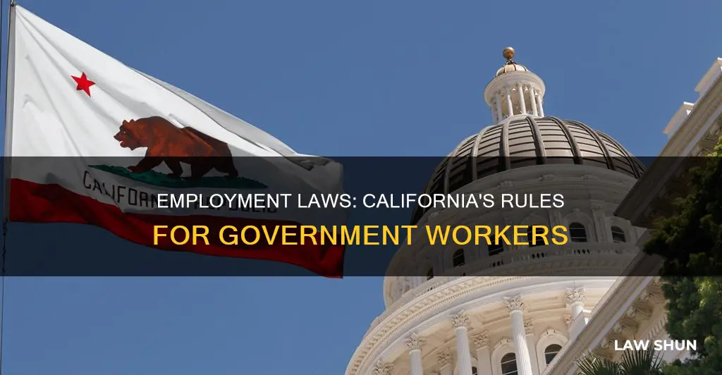 do california employment laws apply to government employees