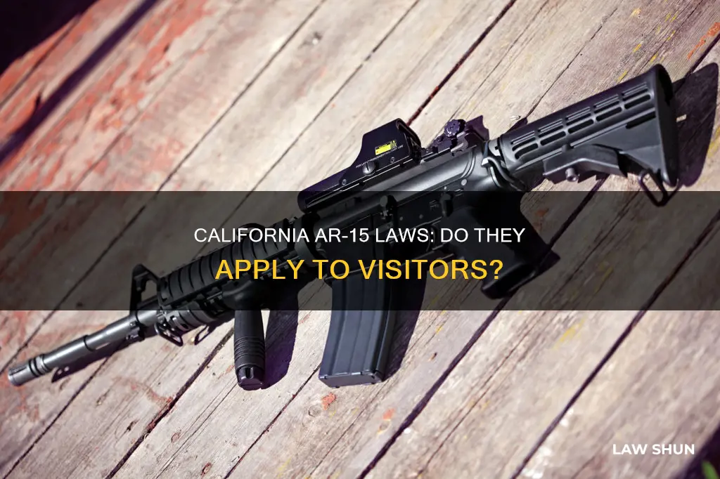 do california laws on ar 15 apply to non residents