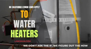 California Lemon Laws: Do They Cover Water Heaters?