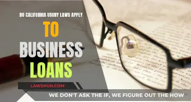 California Usury Laws: Business Loan Exemptions and Applicability