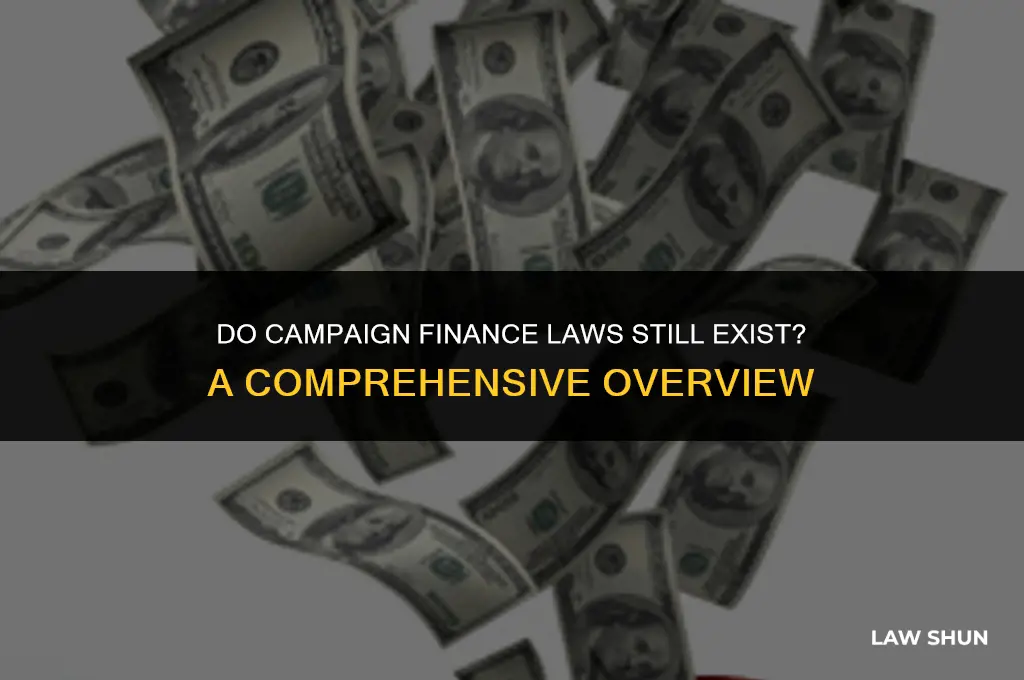 do campaign finance laws still exist