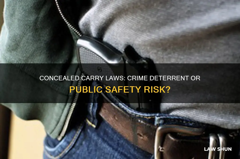 do carry-concealed weapons laws deter crime