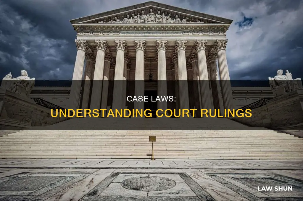 do case laws come from court ruling