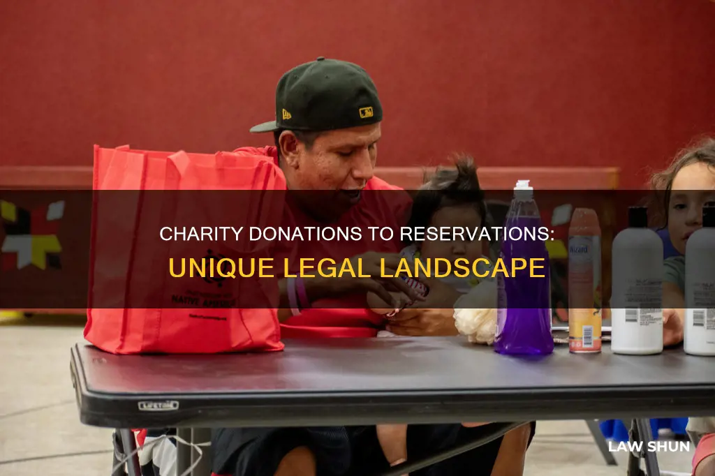 do charity donations to indian reservations have a different laws