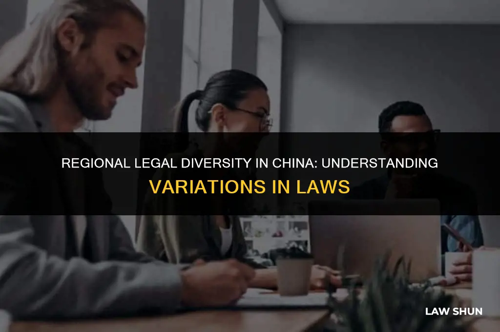 do chinese laws vary by region