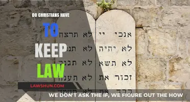 Faith and Legislation: Do Christians Have to Keep the Law?