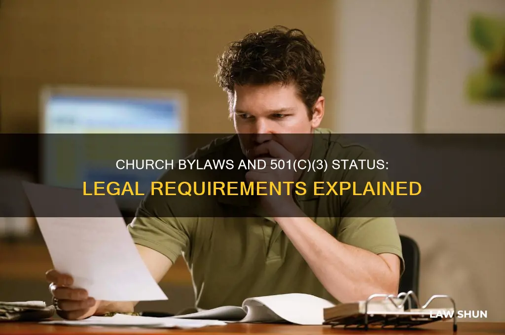 do churches with 501 c3 have to have by laws