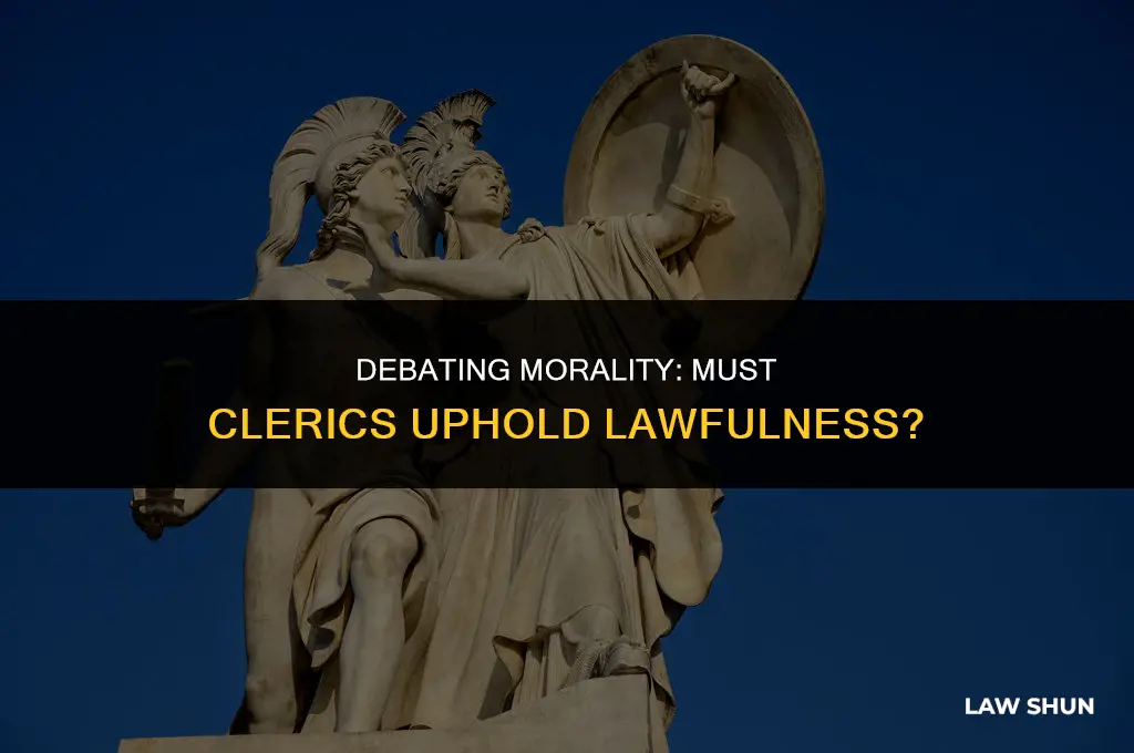 do clerics have to be lawful